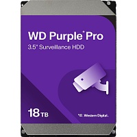 Жесткий диск 3.5" WD Purple Pro 18TB SATA 512MB (WD181PURP)