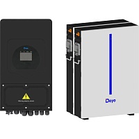 Система зберігання енергії Deye SUN-5K-SG03 Black 5kW + 2 АКБ RW-M6.1-B 12.2kWh (51.2V/120Ah/6144Wh) - придбати в Дніпрі, Україні: ціна, характеристики | інтернет-магазин TOUCH