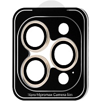 Защитное стекло на камеру Proove Achilles для Apple iPhone 16 Pro/16 Pro Max Gold (CPPAIP16PM19) 