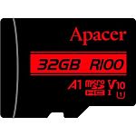 Карта памяти Apacer MicroSDHC 32Gb Class 10 UHS-I/U1 R100 (AP32GMCSH10UB-RA)