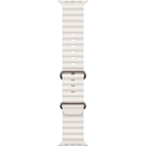 Ремешок Apple Ocean Band для Apple Watch 42/44/45/49mm White (MQE93)