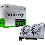 Видеокарта MSI GeForce RTX 5060 Ventus 2X OC 8G White (G5060-8V2CW) EU