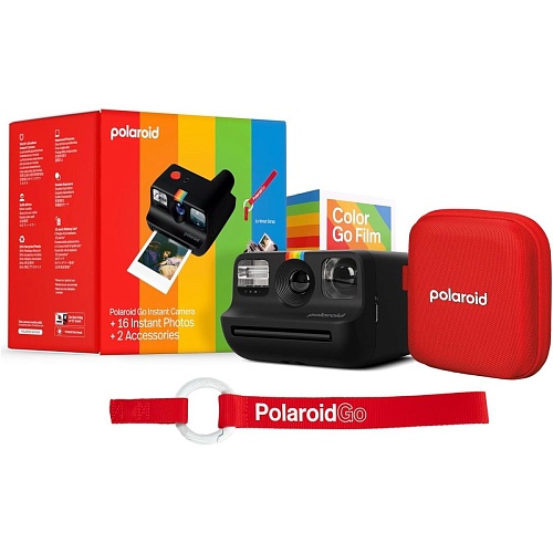 Фотокамера моментальной печати Polaroid Go Gen 2 E-box + Accessories Black (6541)