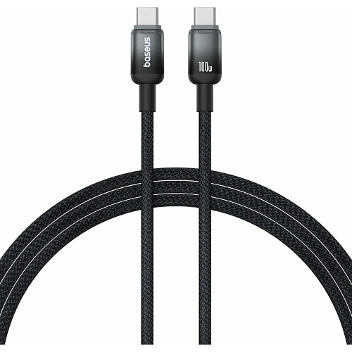 Кабель Baseus Discolor USB-C to USB-C 100w 1m Cluster Black (P10374902111-00) Кабель Baseus Discolor USB-C to USB-C 100w 1m Cluster Black (P10374902111-00)
