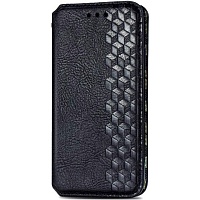 Чехол-книжка GETMAN Cubic Cover Case для Xiaomi Redmi 9C/10A (Black) Чехол-книжка GETMAN Cubic Cover Case для Xiaomi Redmi 9C/10A (Black)