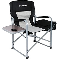 Складной стул KingCamp Director Chair Black/Medium Grey (2248.65.52)