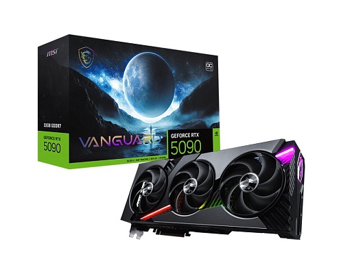 Відеокарта MSI GeForce RTX 5090 VANGUARD OC 32GB (G5090-32VGC) UA - придбати в Дніпрі, Україні: ціна, характеристики | інтернет-магазин TOUCH
