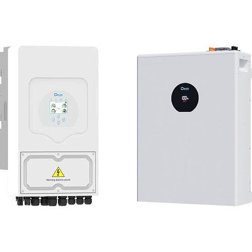 Система хранения энергии Deye SUN-5K-SG03 5kW + АКБ SE-F5 Pro-С 5.1kWh (51.2V/100Ah/5120Wh)