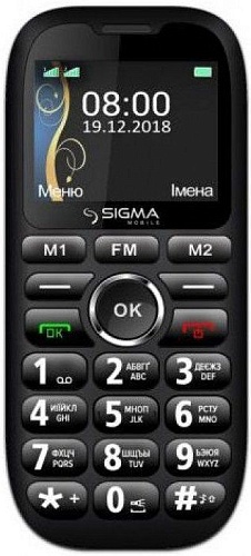 Мобільний телефон Sigma mobile Comfort 50 Grand (Black) UA-UCRF - придбати в Дніпрі, Україні: ціна, характеристики | інтернет-магазин TOUCH