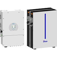 Система хранения энергии Deye SUN-10K-SG02LP1-EU-AM3 10kW + 2 АКБ RW-M6.1-B 12.2kWh (51.2V/120Ah/6144Wh)