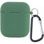 Чехол Silicone Case + Carabine для Apple AirPods Pine Needle