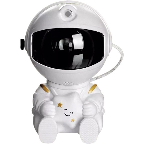 Проектор звездного неба Астронавт со звездой Mini White