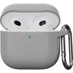 Чехол ArmorStandart Hang Case для Apple AirPods 4 Light Grey (ARM81284)
