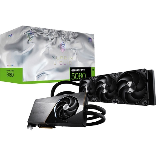 Відеокарта MSI GeForce RTX 5080 16GB Suprim Liquid OC (G5080-16SLC) UA - придбати в Дніпрі, Україні: ціна, характеристики | інтернет-магазин TOUCH