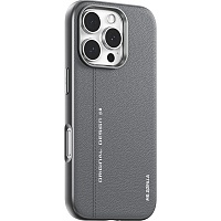 Чохол Blueo Leather with MagSafe для Apple iPhone 16 Pro Max Grey (B52-I16PMGRY) - придбати в Дніпрі, Україні: ціна, характеристики | інтернет-магазин TOUCH