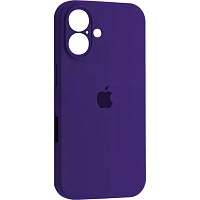 Чехол Silicone Case Camera Protect для Apple iPhone 16 Amethist AA