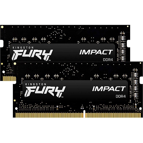 Модуль пам'яті SO-DIMM DDR4 Kingston FURY Impact 2x16GB 3200MHz (KF432S20IBK2/32) - придбати в Дніпрі, Україні: ціна, характеристики | інтернет-магазин TOUCH