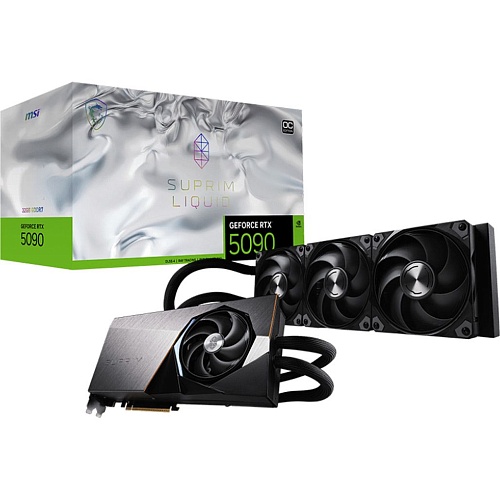 Видеокарта MSI GeForce RTX 5090 SUPRIM LIQUID OC 32GB (G5090-32SLC) UA 