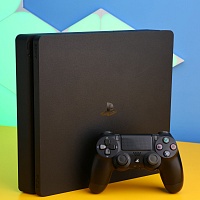 Игровая консоль Sony PlayStation 4 Slim CUH-2216B B01Y 1TB Jet Black Б/У