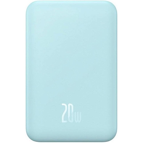 Внешний аккумулятор Baseus Magnetic Bracket Mini 5000mAh 20W Blue (P10022107313-00)