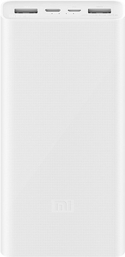Внешний аккумулятор Xiaomi Mi Power Bank 3 20000 mAh White (PLM18ZM)