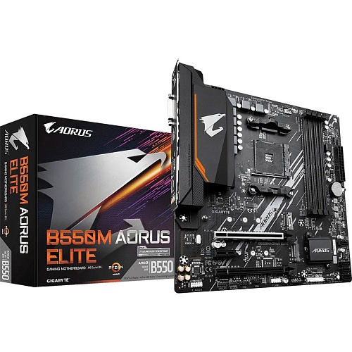 Материнська плата AORUS B550M Elite - придбати в Дніпрі, Україні: ціна, характеристики | інтернет-магазин TOUCH