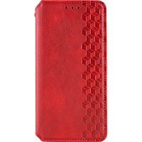 Чехол-книжка GETMAN Cubic Case для Redmi Note 13 4G Red Чехол-книжка GETMAN Cubic Case для Redmi Note 13 4G Red
