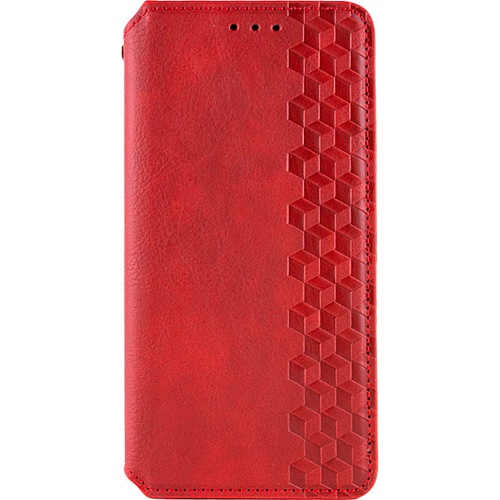 Чехол-книжка GETMAN Cubic Case для Redmi Note 13 4G Red