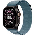 Смарт-годинник Apple Watch Ultra 3 49mm Black Titanium Case with Light Blue Alpine Loop Medium (MF254+MG9L4)