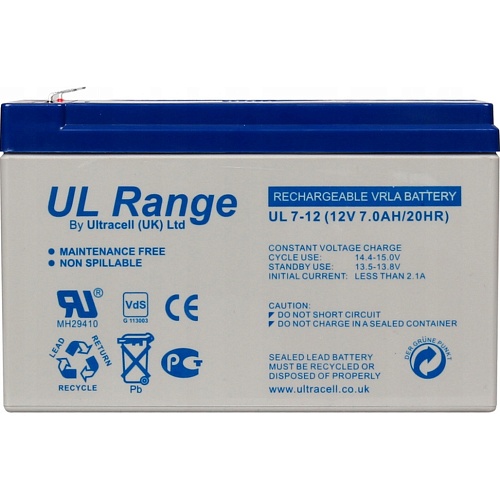 Аккумулятор Ultracell UL7-12 AGM 12V (12V/7Ah/84Wh) (YT28766)