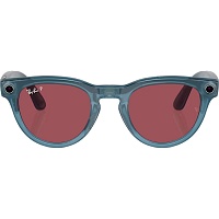 Смарт-очки Ray-Ban Meta Headliner Shiny Jeans Frame/Dusty Red Lenses (RW4009 66985Q 50-23)