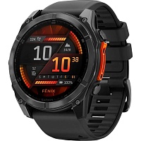 Смарт-годинник Garmin Fenix 8 AMOLED 51mm Slate Gray with Black Silicone Band (010-02905-00) - придбати в Дніпрі, Україні: ціна, характеристики | інтернет-магазин TOUCH
