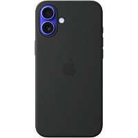 Чехол Apple Silicone Case with MagSafe для iPhone 16 Plus Black (MYY93ZM/A) Чехол Apple Silicone Case with MagSafe для iPhone 16 Plus Black (MYY93ZM/A)