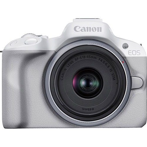 Бездзеркальний фотоапарат Canon EOS R50 Kit RF-S 18-45mm f4.5-6.3 IS STM White (5812C013) - придбати в Дніпрі, Україні: ціна, характеристики | інтернет-магазин TOUCH