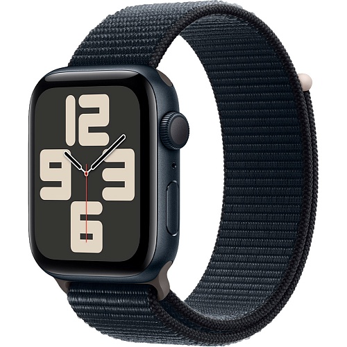 Смарт-часы Apple Watch SE 2 GPS 44mm Midnight Aluminum Case with Midnight Sport Loop (MREA3)