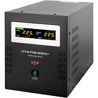 Источник бесперебойного питания (ИБП) LogicPower LPY-B-PSW-6000VA+ 4200Вт 10A/20A (6615)