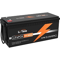 Аккумулятор Li Time LiFePO4 12V (12.8V/200Ah/2560Wh) Аккумулятор Li Time LiFePO4 12V (12.8V/200Ah/2560Wh)