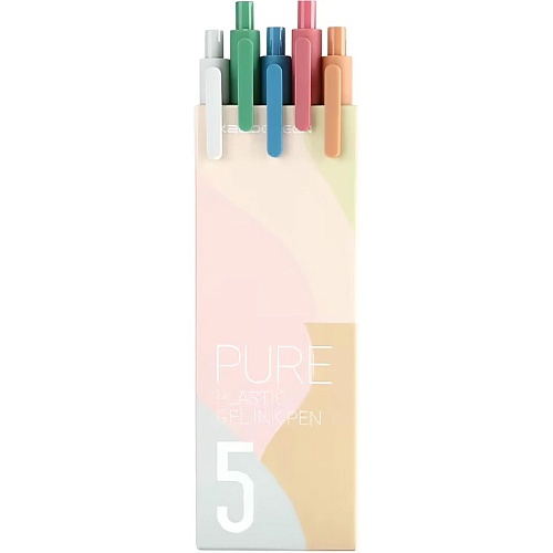 Набір ручок KacoGreen Pure Plastic Gel Ink Pen 5 шт K1015/3131478 - придбати в Дніпрі, Україні: ціна, характеристики | інтернет-магазин TOUCH