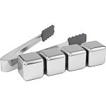 Металлические камни для виски Circle Joy 4pcs (CJ-BK03)