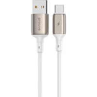 Кабель Proove Flex Metal USB-A to USB-C 2.4A 1m White (CCFM20001202)