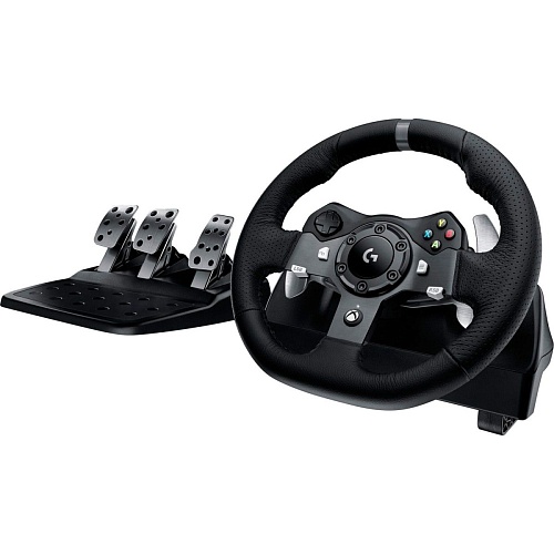 Ігрове кермо Logitech G920 Driving Force PC/Xbox Black (941-000123) - придбати в Дніпрі, Україні: ціна, характеристики | інтернет-магазин TOUCH