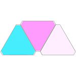 Дополнительная умная световая панель Xiaomi Yeelight Smart LED Light Panels 3 pcs Extension