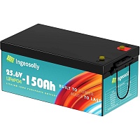 Аккумулятор Ingeosolly LiFePO4 24V (25.6V/150Ah/3840Wh) (IN-24-150) 