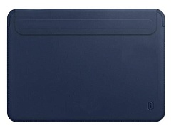 Чехол WiWU Skin Pro II Leather Sleeve Case для MacBook Pro 13 (2016-2019) Navy Blue