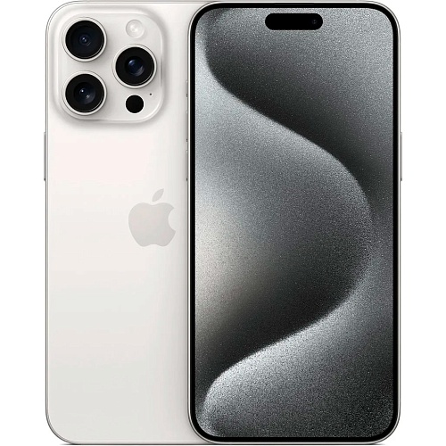 Смартфон Apple iPhone 15 Pro Max 1TB eSIM White Titanium (MU6G3)