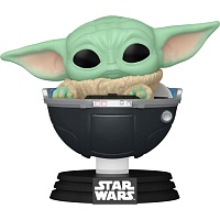 Фигурка Funko Pop! Star Wars: Малыш Грогу в коляске 9.6см (76551)