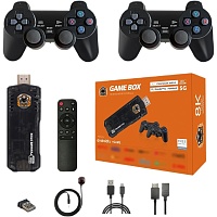 Ретро игровая приставка GameStick X8 Smart TV Box 64GB 10000-in-1 Black