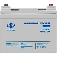 Аккумулятор LogicPower AGM-MG 12V (12V/33Ah/396Wh) (30031) Аккумулятор LogicPower AGM-MG 12V (12V/33Ah/396Wh) (30031)