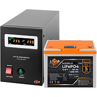 Источник бесперебойного питания (ИБП) LogicPower UPS B800 + АКБ LiFePO4 1280Wh (22617)