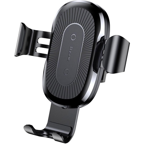Автотримач із бездротовою зарядкою Baseus Wireless Charger Gravity Car Mount Black (WXYL-01) - придбати в Дніпрі, Україні: ціна, характеристики | інтернет-магазин TOUCH
